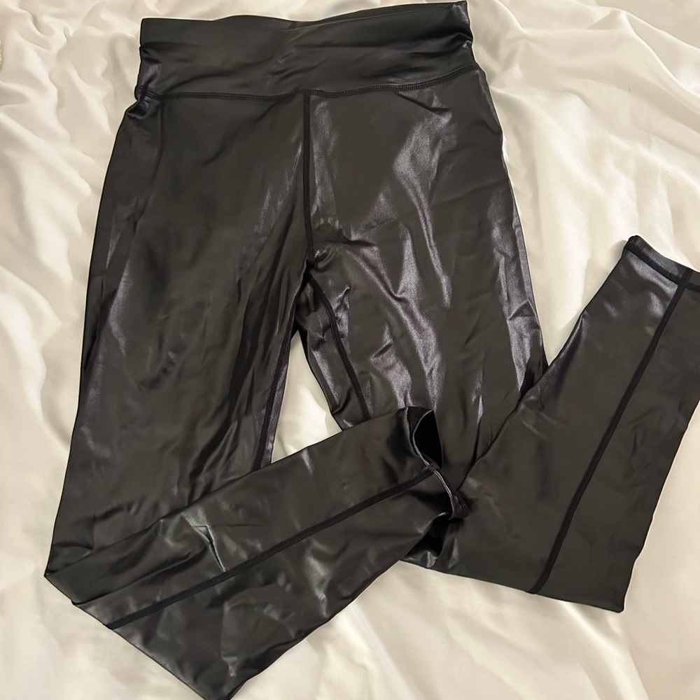 Leather leggings